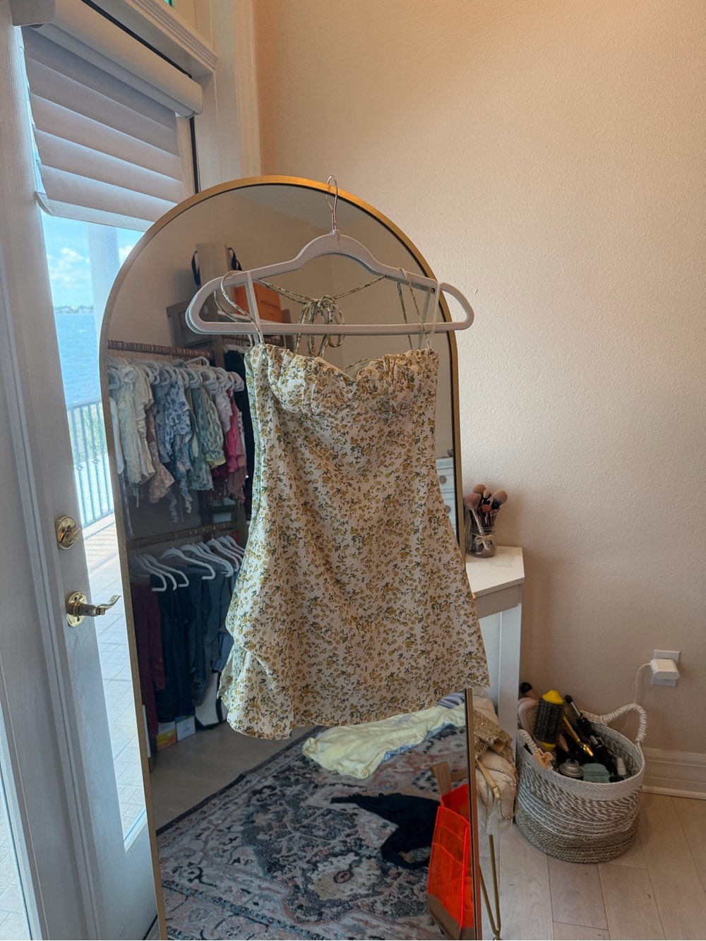 Princess Polly Yellow Floral Mini Dress